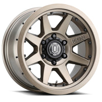 ICON Rebound Pro 17x8.5 6x5.5 25mm Offset 5.75in BS 95.1mm Bore Bronze Wheel - Wheels