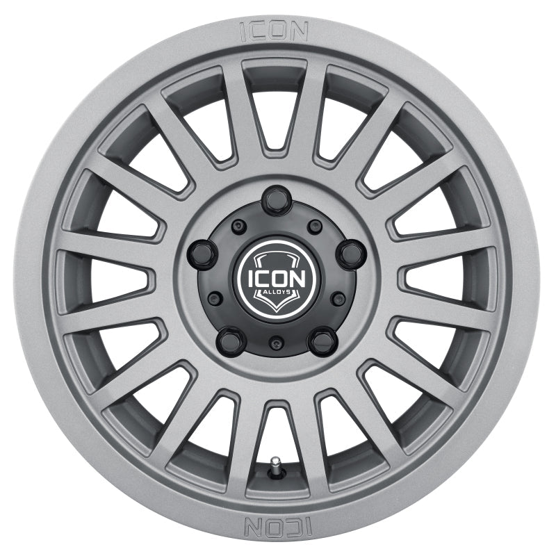 ICON Recon SLX 17x8.5 6x135 6mm Offset 5in BS 87.1mm Bore Charcoal Wheel - Wheels