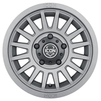 ICON Recon SLX 17x8.5 6x135 6mm Offset 5in BS 87.1mm Bore Charcoal Wheel - Wheels