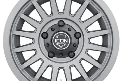 ICON Recon SLX 17x8.5 6x135 6mm Offset 5in BS 87.1mm Bore Charcoal Wheel - Wheels