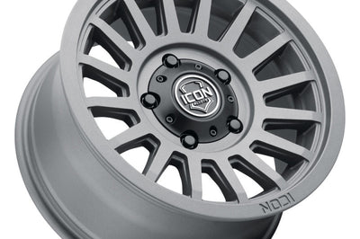ICON Recon SLX 17x8.5 6x135 6mm Offset 5in BS 87.1mm Bore Charcoal Wheel - Wheels