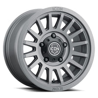 ICON Recon SLX 17x8.5 6x135 6mm Offset 5in BS 87.1mm Bore Charcoal Wheel - Wheels