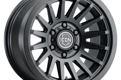 ICON Recon SLX 17x8.5 6x135 6mm Offset 5in BS 87.1mm Bore Satin Black Wheel - Wheels