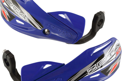 Zeta Impact X3 Handguard White - Blue - Offroad Collection