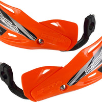 Zeta Impact X3 Handguard White - Orange - Offroad Collection