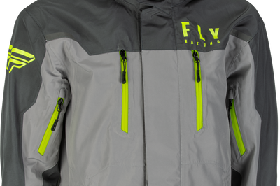Fly Racing Incline Jacket Black/grey/hi-vis Xl - Apparel Collection