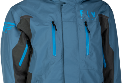 Fly Racing Incline Jacket Black/grey/hi-vis Xl - Blue/Grey / 2X-Large - Apparel Collection