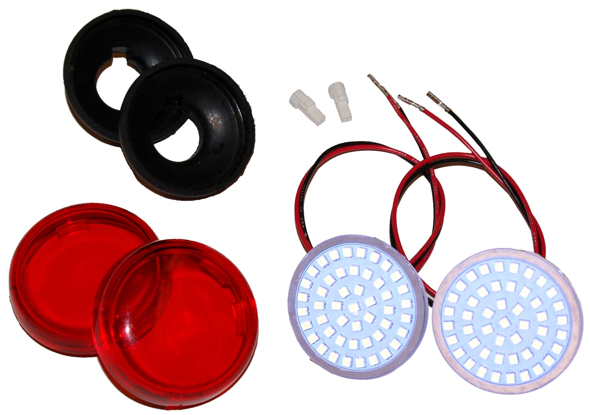 Namz Custom Cycle Indian Rear Red Led Turn Signl 14-18 Except Scout/rm - Harddrive Products