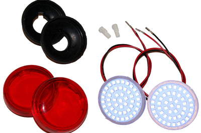 Namz Custom Cycle Indian Rear Red Led Turn Signl 14-18 Except Scout/rm - Harddrive Products