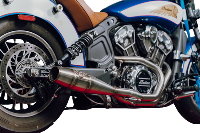 Sawicki Indian Scout Mid Length Cannon Brushed Ss - Harddrive Products