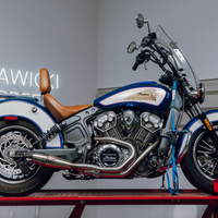 Sawicki Indian Scout Shorty Cannon Brushed Ss - Harddrive Products