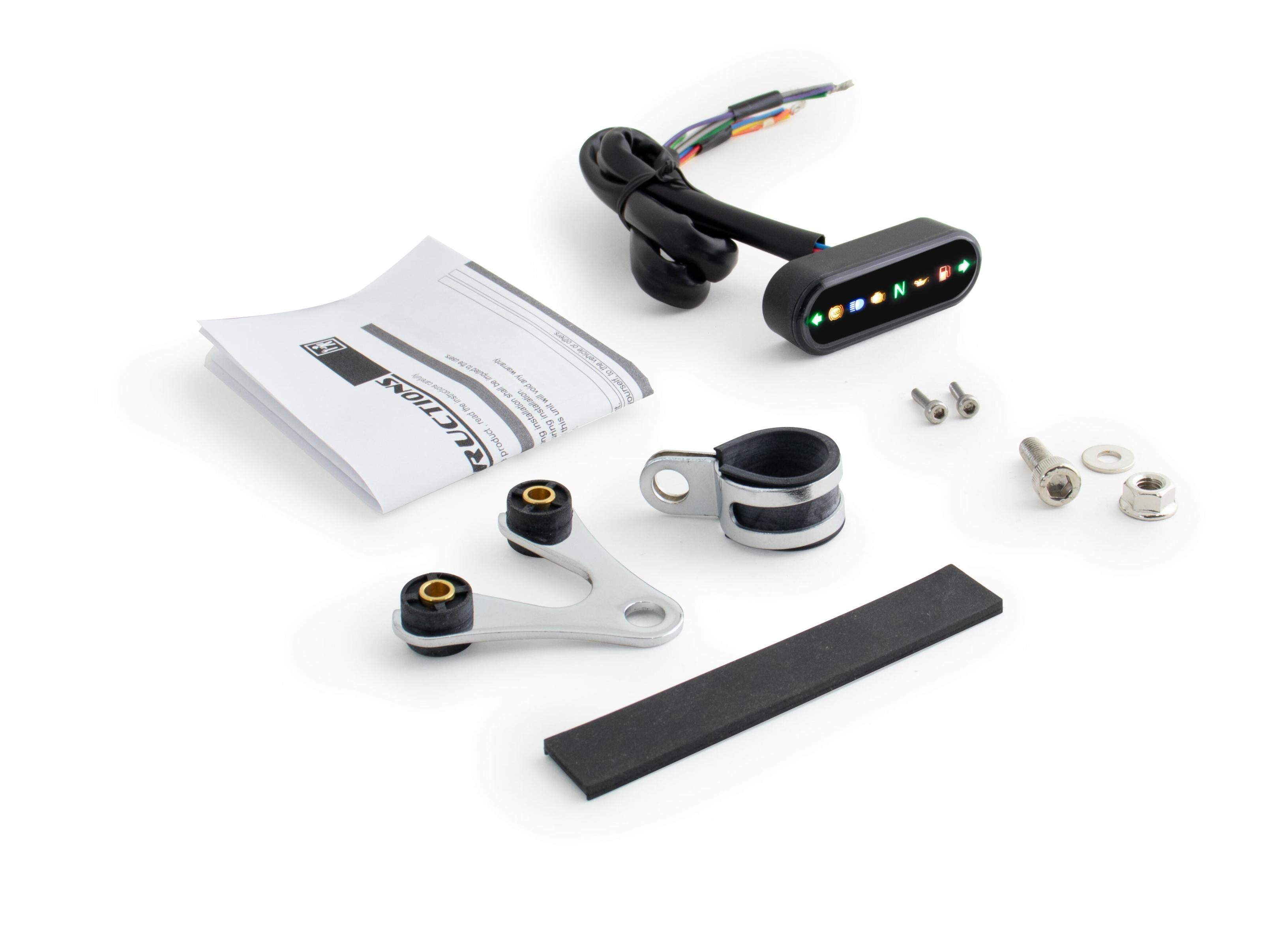 Koso Indicator Light Display Meter Black - Street Collection