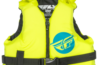 Fly Racing Infant Flotation Vest Neon Pink/teal - Hi-Vis Yellow/Teal / Watercraft Collection