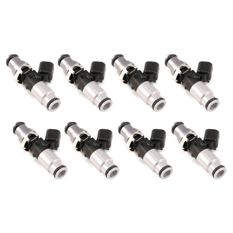 Injector Dynamics 1340cc - 60mm Length - 14mm Grey Top - Blue Bottom Adaptor (Set of 8) - Fuel Delivery