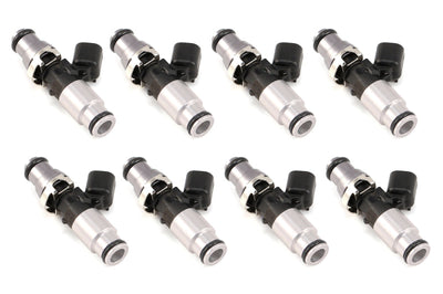 Injector Dynamics 1340cc - 60mm Length - 14mm Grey Top - Blue Bottom Adaptor (Set of 8) - Fuel Delivery