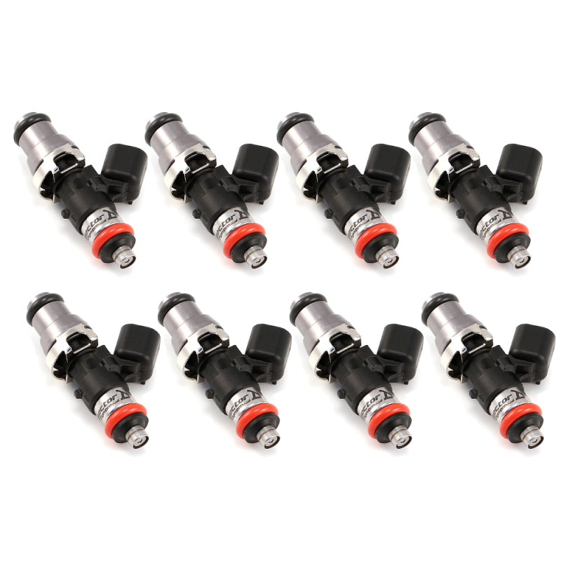 Injector Dynamics 1340cc Injectors-48mm Length - 14mm Grey Top - 15mm (Orange) Low O-Ring (Set of 8) - Fuel Delivery