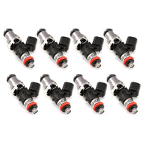Injector Dynamics 1340cc Injectors-48mm Length - 14mm Grey Top - 15mm (Orange) Low O-Ring (Set of 8) - Fuel Delivery
