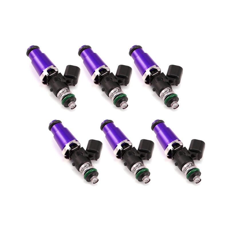 Injector Dynamics ID1050X Injectors 14mm (Purple) Adaptors (Set of 6) - Fuel Delivery