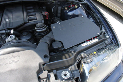 Injen 01-06 BMW 330i E46 3.0L (M54) L-6 Wrinkle Black Short Ram Intake w/ Enc Heat Shield & Adapter - Air Systems