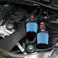 Injen 07-09 335i E92 / 08-09 135i E82 3.0L L6 Twin intake Wrinkle Black Short Ram Intake - Air Systems
