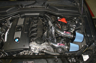 Injen 08-09 535i E60 3.0L L6 Twin intake & AMSOIL Filters Wrinkle Black Short Ram Intake - Air Systems