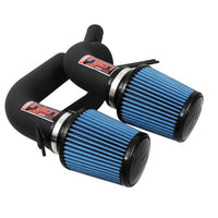 Injen 08-09 535i E60 3.0L L6 Twin intake & AMSOIL Filters Wrinkle Black Short Ram Intake - Air Systems