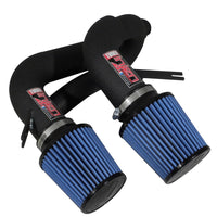 Injen 08-09 535i E60 3.0L L6 Twin intake & AMSOIL Filters Wrinkle Black Short Ram Intake - Air Systems