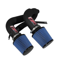 Injen 08-09 535i E60 3.0L L6 Twin intake & AMSOIL Filters Wrinkle Black Short Ram Intake - Air Systems