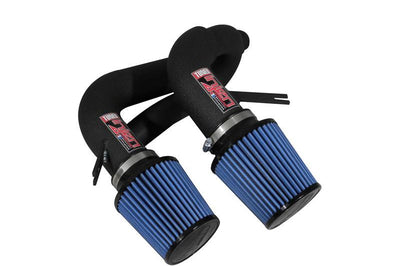 Injen 08-09 535i E60 3.0L L6 Twin intake & AMSOIL Filters Wrinkle Black Short Ram Intake - Air Systems