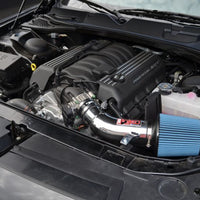 Injen 11-20 Dodge Challenger SRT-8 6.4L V8 Wrinkle Black Power-Flow Short Ram Intake - Air Systems