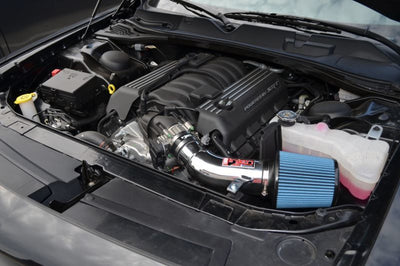 Injen 11-20 Dodge Challenger SRT-8 6.4L V8 Wrinkle Black Power-Flow Short Ram Intake - Air Systems