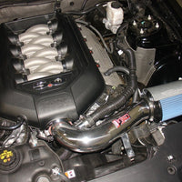 Injen 11 Ford Mustang GT V8 5.0L Power-Flow Wrinkle Blk Short Ram Air Intake w/ MR Tech/Heat Shield - Systems