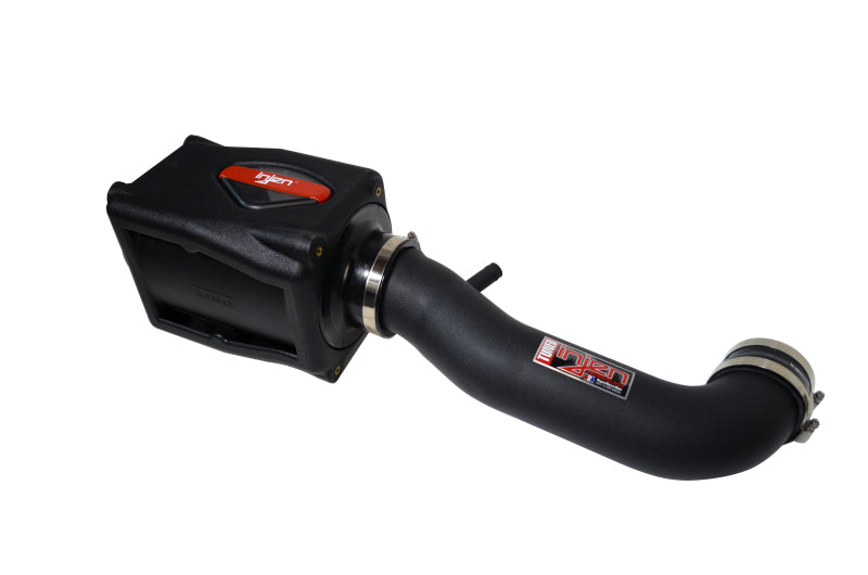 Injen 12-13 Jeep Wrangler JK 3.6L V6 Wrinkle Black Short Ram Intake w/ Power Flow Box - Air Systems