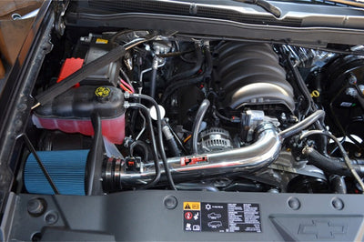 Injen 14-19 Chevy Silverado/GMC Sierra P/U 5.3L Polished Short Ram Intake w/ MR Tech & Heat Shield - Air Systems
