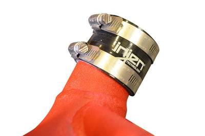 Injen 18-20 Kia Stinger 3.3L Twin Turbo Wrinkle Red Short Ram Air Intake - Systems