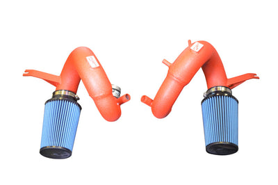Injen 18-20 Kia Stinger 3.3L Twin Turbo Wrinkle Red Short Ram Air Intake - Systems