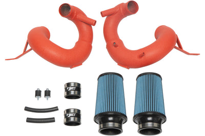 Injen 18-20 Kia Stinger 3.3L Twin Turbo Wrinkle Red Short Ram Air Intake - Systems
