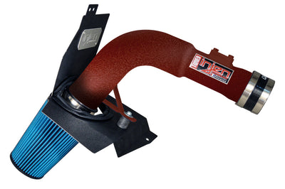 Injen 2015 Subaru STi 2.5L 4 Cyl (Turbo) Wrinkle Red Cold Air Intake w/ MR Tech and Heat Shield - Systems