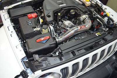 Injen 2018 + Jeep Wrangler JL V6-3.6L Wrinkle Black Power-Flow Air Intake System - Systems