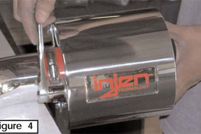 Injen Aluminum Air Filter Heat Shield Universal Fits 2.50 2.75 3.00 Polished - Fabrication