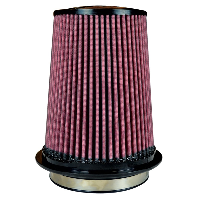Injen Oiled Air Filter 5.0in Flange ID / 7.0in Twist Lock Base / 7.9in Media Height / Top - Filters
