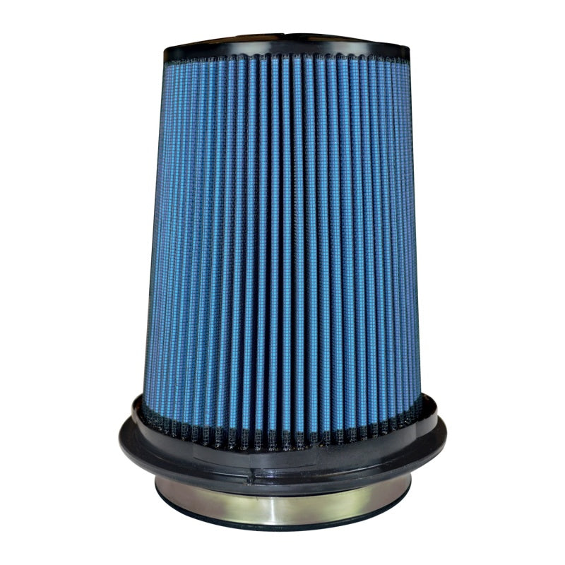 Injen SuperNano Web Dry Air Filter - 5in Flange ID / 7in Base / 7.9in Media Height / Top - Filters