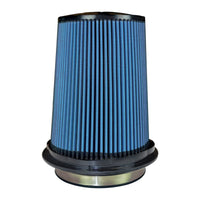 Injen SuperNano Web Dry Air Filter - 5in Flange ID / 7in Base / 7.9in Media Height / Top - Filters