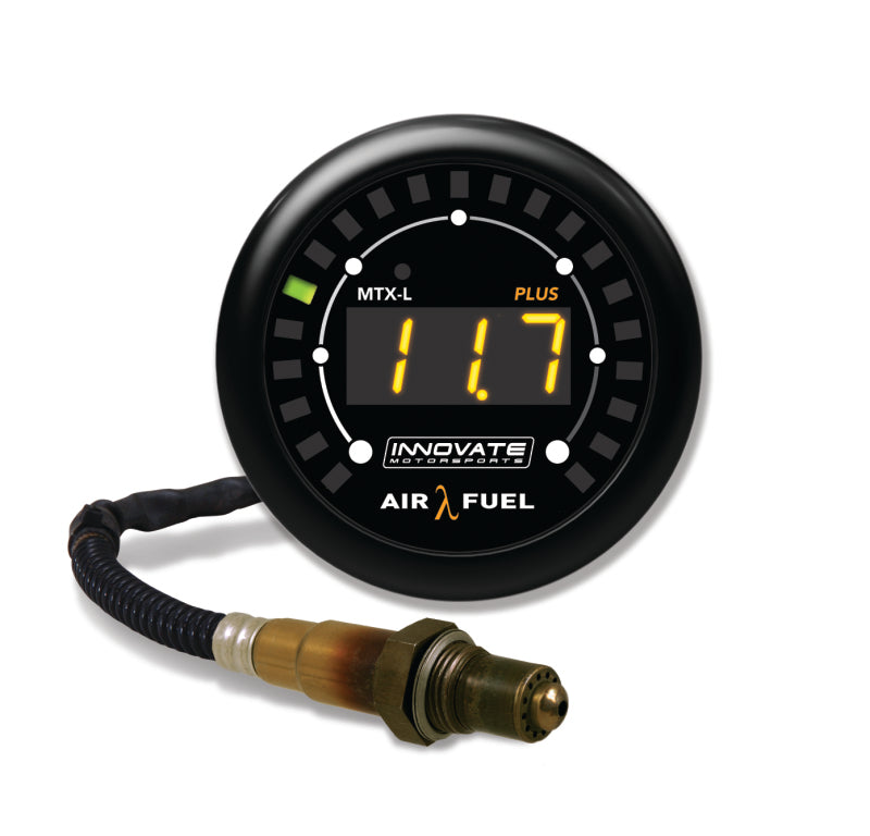 Innovate Motorsports MTX-L PLUS Digital Air/Fuel Ratio Gauge Kit 3ft w/O2 Sensor - Gauges & Pods