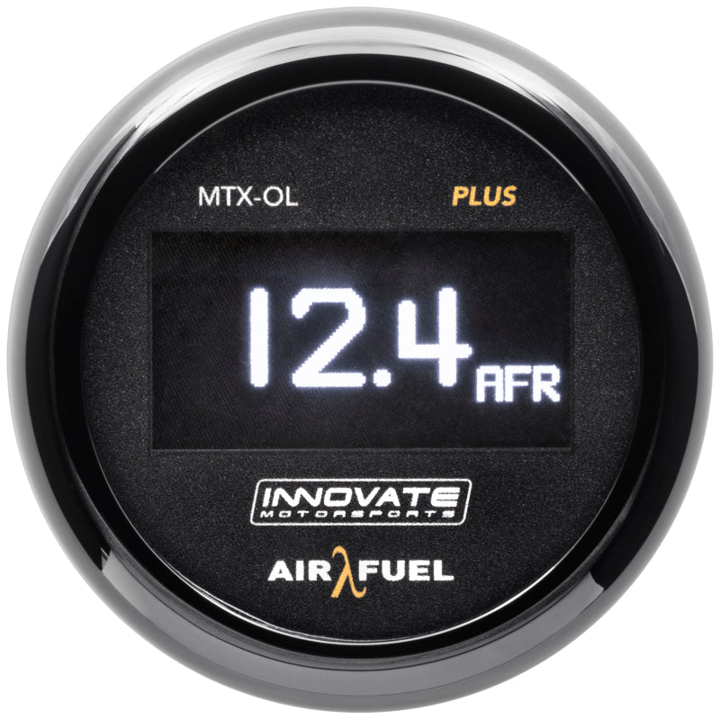 Innovate Motorsports MTX-OL PLUS Wideband Digital Air/Fuel Ratio OLED Gauge Kit 8ft w/O2 Sensor - Gauges & Pods