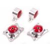 Innovative Mounts 00-09 Honda S2000 F-Series Black Aluminum 75A Bushings Billet Rear Diff - Drivetrain