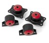 Innovative Mounts 00-09 Honda S2000 F-Series Black Steel 85A Bushings (Rear Diff OEM Diff) - Engine Components