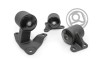 Innovative Mounts 94-97 Accord F-Series Black Steel 75A Bushings (Auto to Manual) - Engine Components