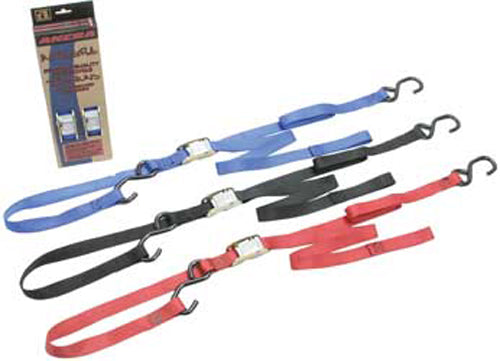 Ancra Integra Tie-downs Blue Pair - Black - Watercraft Collection