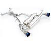 Invidia 14 + Infiniti Q50 Q300 w/ Single Layer Titanium Tips Cat-Back Exhaust - Mufflers &